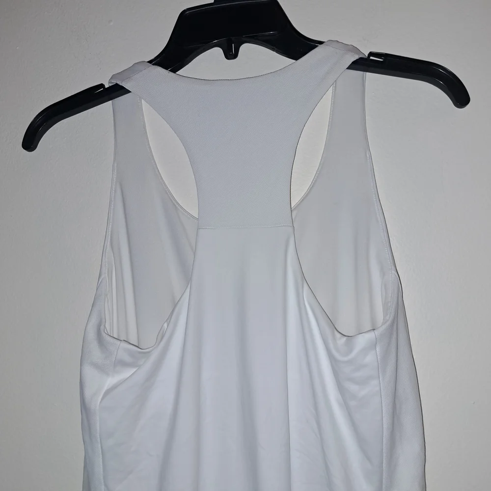 Polo Ralph Lauren Girls White Racerback Ruffle Hem Tennis Dress Size‎ Medium